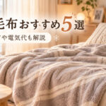 電気毛布おすすめ5選。洗えるモデルや掛け敷き兼用タイプを紹介